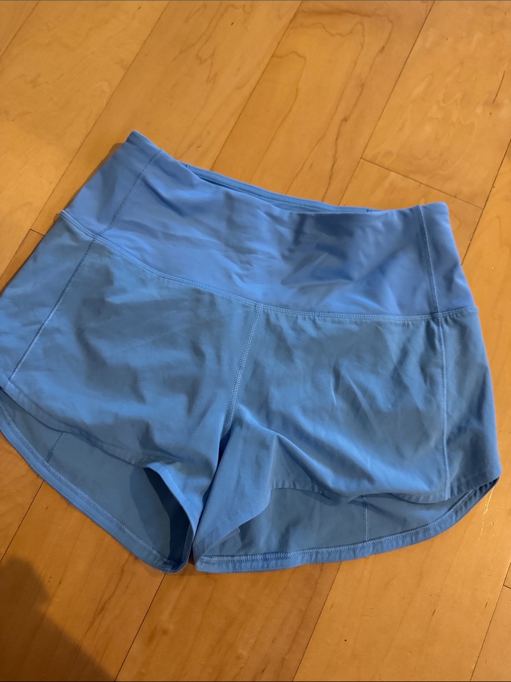 lululemon athletica Light Blue Athletic Shorts